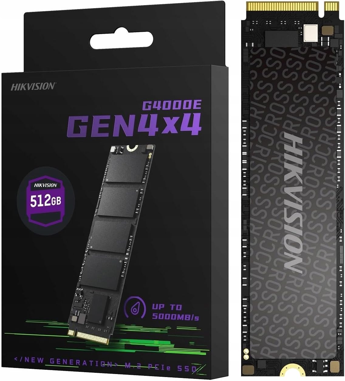 Hikvision M.2 NVME SSD G4000E Gen 4 512GB HS-SSD-G4000E 512G Hikvision M.2 NVME SSD G4000E Gen 4 512GB HS-SSD-G4000E 512G